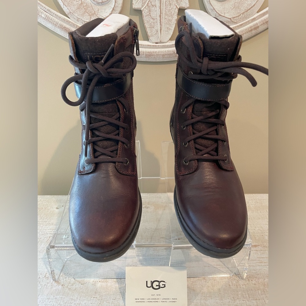 NEW UGG Kesey Waterproof Lace Up Boots Size 8